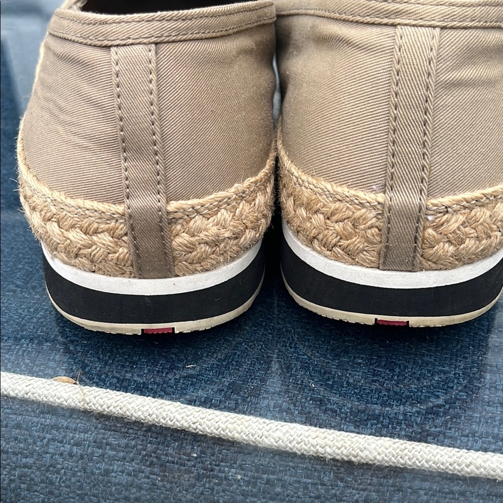Prada Beige Espadrille Slip-Ons - Picture 3 of 7
